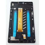 Pantalla lcd para Samsung Galaxy Tab A7 Lite LTE GH81-20632A SM-T225 tactil negro mas marco gris Service Pack