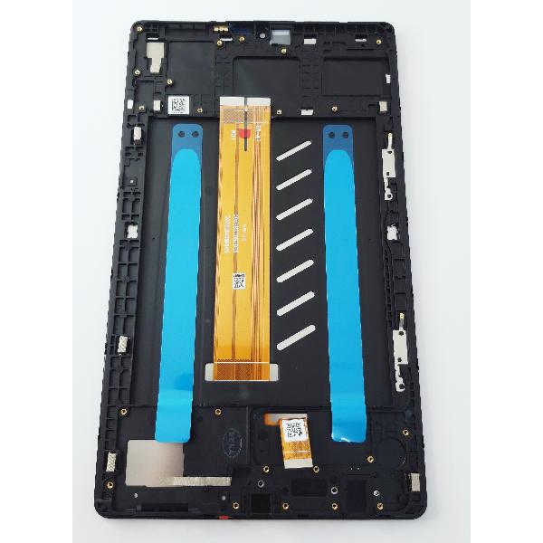 Pantalla lcd para Samsung Galaxy Tab A7 Lite LTE GH81-20632A SM-T225 tactil negro mas marco gris Service Pack