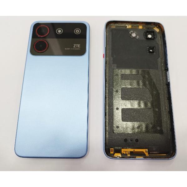 Tapa Trasera o Tapa Bateria color azul para ZTE Blade A54 4G calidad premium