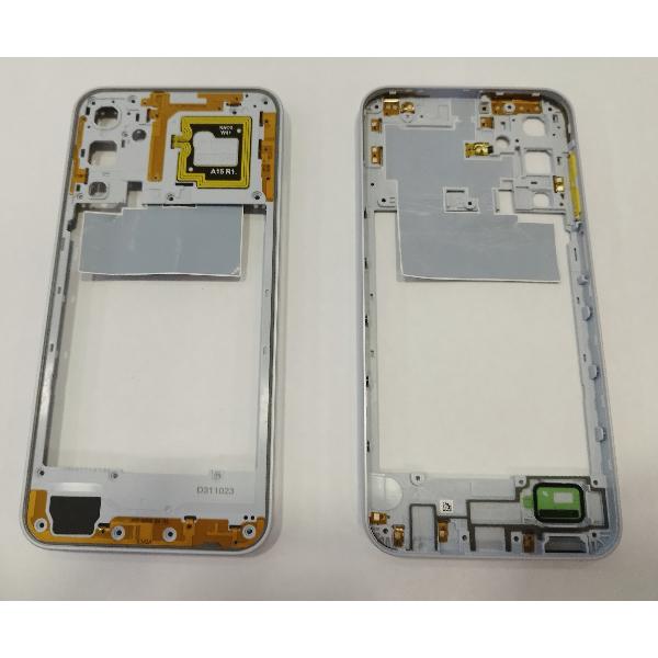 Carcasa central o marco plata para Samsung Galaxy A15 5G A156 calidad premium