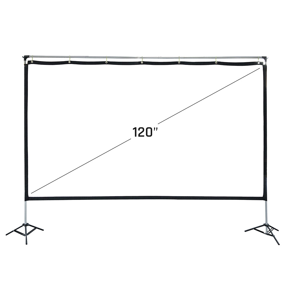 Iggual Pantalla exterior portable 120 265x149 cm