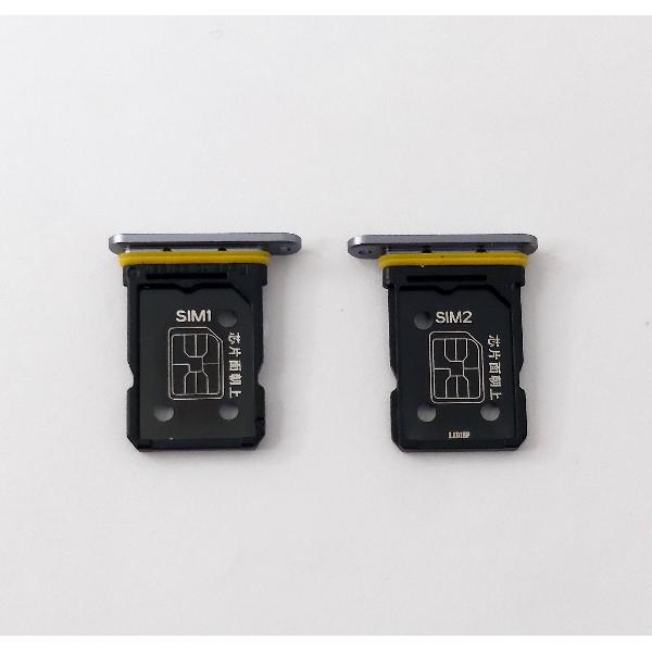 Soporte o bandeja sim para negra (Dual Sim) para Realme GT2 Pro calidad premium