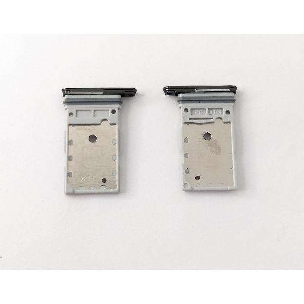 Soporte o bandeja sim negra (Dual Sim) para Samsung Galasy S24 S921 S24+ S926 calidad premium