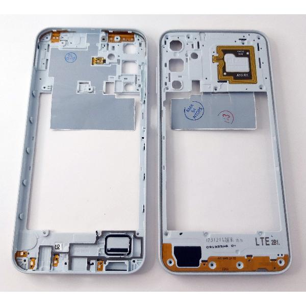 Carcasa central o marco blanco para Samsung Galaxy A15 4G A155 calidad premium