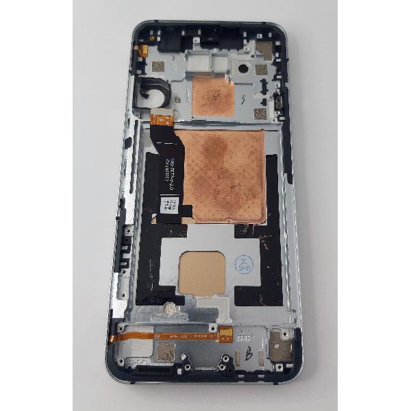 Pantalla lcd mas tactil negro con marco plata para ZTE Nubia Red Magic 7s Pro compatible(tiene reconocimiento faci