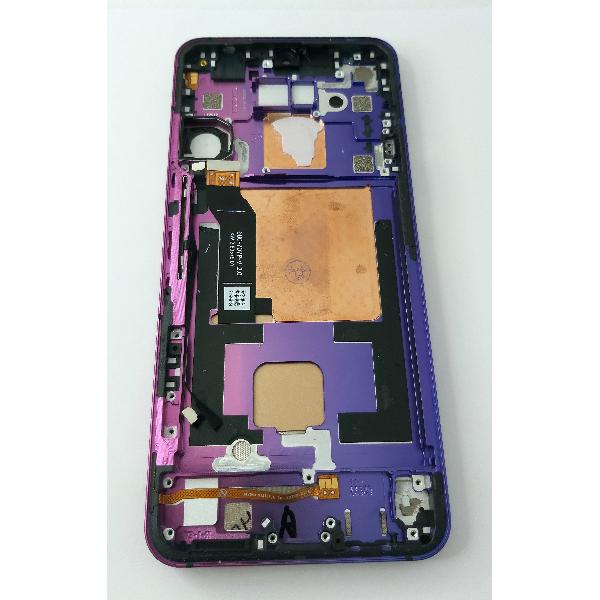 Pantalla lcd mas tactil negro con marco azul para ZTE Nubia Red Magic 7 Pro compatible(tiene reconocimiento facia