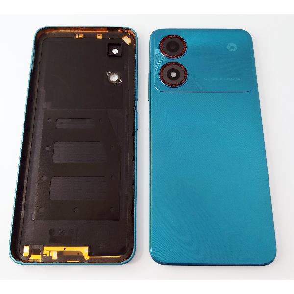 Tapa trasera o tapa bateria azul para ZTE Blade A34