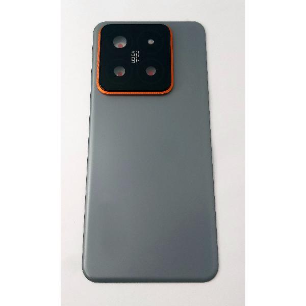 Tapa trasera o tapa bateria gris para Xiaomi 14 pro mas cubierta camara