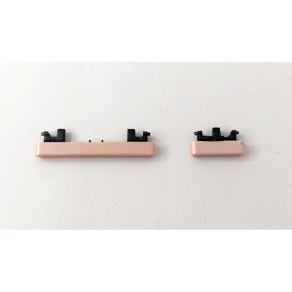 Set 2 botones rosas para Samsung Galaxy Tab A8 SM-X200 SM-X205 calidad premium