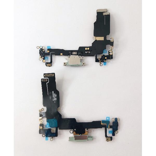Flex puerto de carga verde para Iphone 15 A3090 A2846 A3089 A3092 compatible