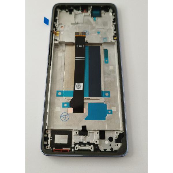 Pantalla lcd para Xiaomi Redmi Note 13 Pro Plus 5G mas tactil negro con marco purpura calidad premium