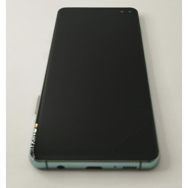 Pantalla lcd para Samsung Galaxy S10 Plus G975F mas tactil negro con marco TFT verde