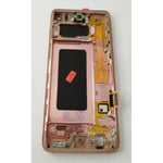 Pantalla lcd para Samsung Galaxy S10 G973F mas tactil negro con marco dorado calidad premium