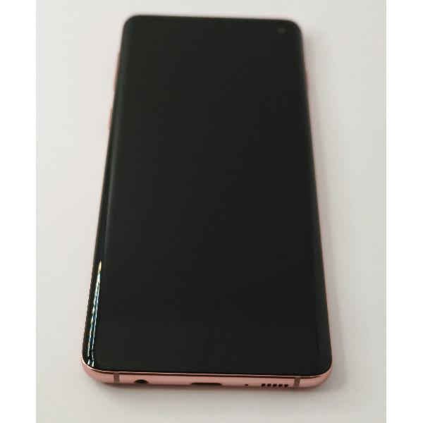Pantalla lcd para Samsung Galaxy S10 G973F mas tactil negro con marco dorado calidad premium