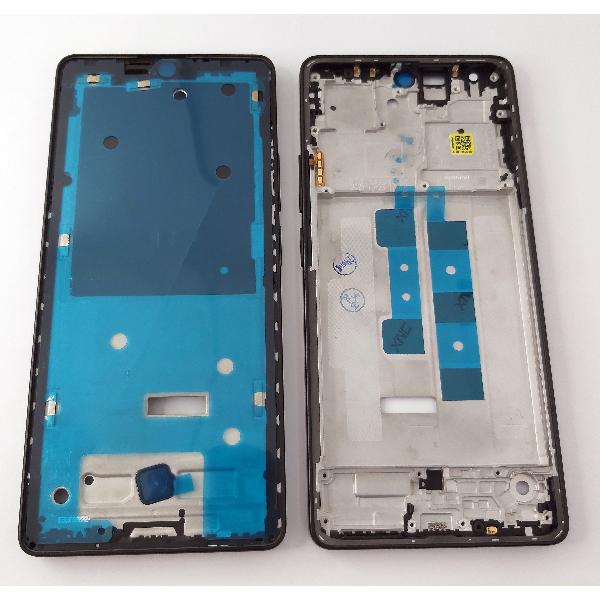 Carcasa frontal o marco negro para Xiaomi Poco M6 Pro 4G