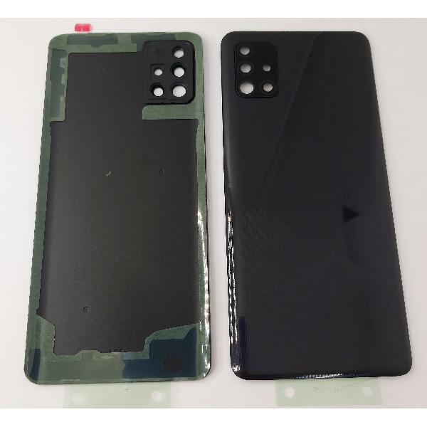 Tapa trasera o tapa bateria negra para Samsung Galaxy A51 A515 con lente de camara