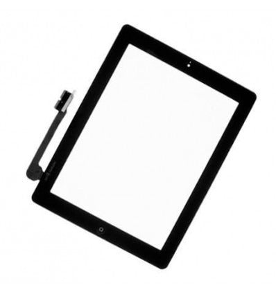 Tactil negro para IPad 4ª Generacion 2012 A1458 Wifi A1459 Wifi,GSM mas boton home mas adhesivos compatible