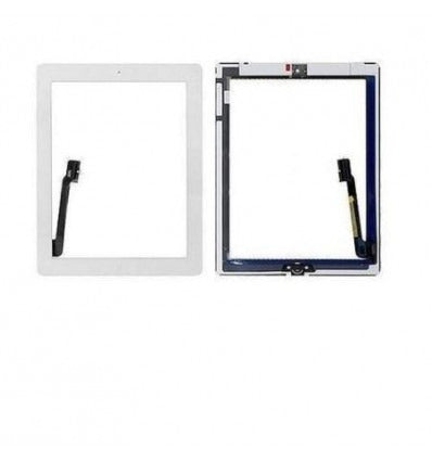 Tactil blanco para IPad 4ª Generacion 2012 A1458 Wifi A1459 Wifi,GSM mas boton home mas adhesivos compatible