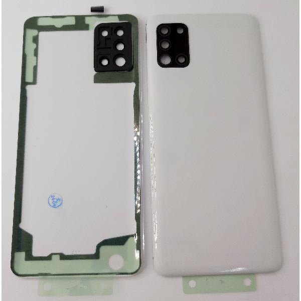Tapa trasera o tapa bateria blanca para Samsung Galaxy A31 A315F con lente de camara