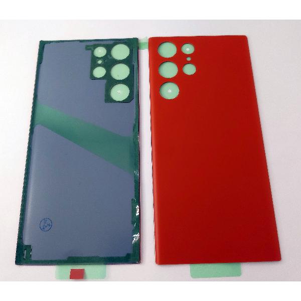 Tapa trasera o tapa bateria naranja para Samsung Galaxy S22 ultra s908