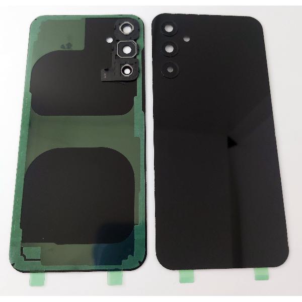 Tapa trasera o tapa bateria negra para Samsung Galaxy A24 4G A245F con lente de camara