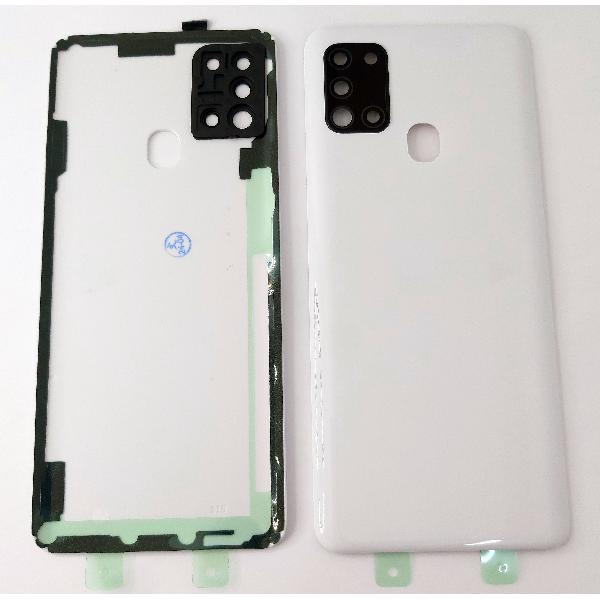 Tapa trasera o tapa bateria blanca para Samsung Galaxy A21s A217 con lente de camara