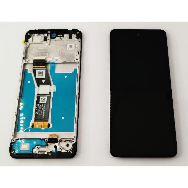 Pantalla lcd 5D68C23890 para Motorola G04 mas tactil negro mas marco negro Service Pack