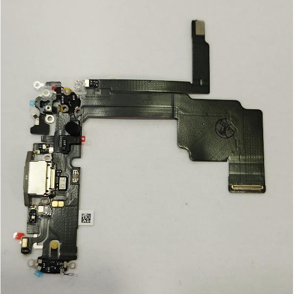 Flex puerto de carga dorado para Iphone 15 Pro calidad premium