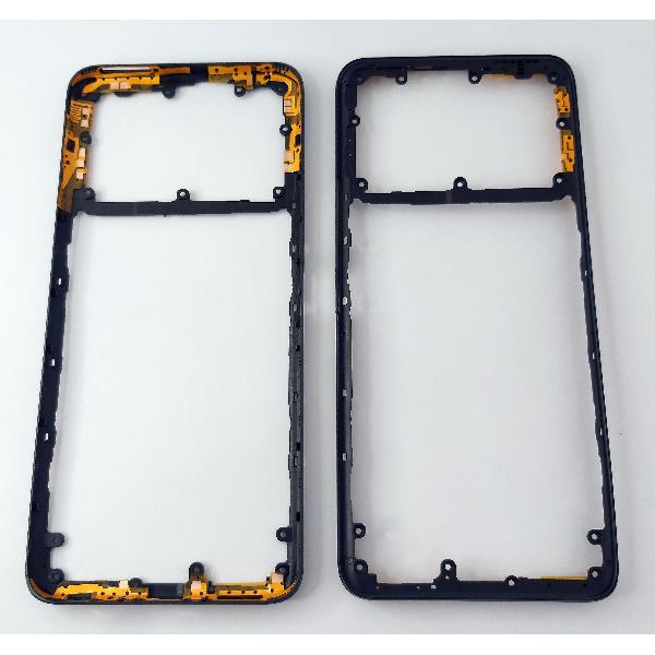 Carcasa o marco central negro para VIVO Y55 5G
