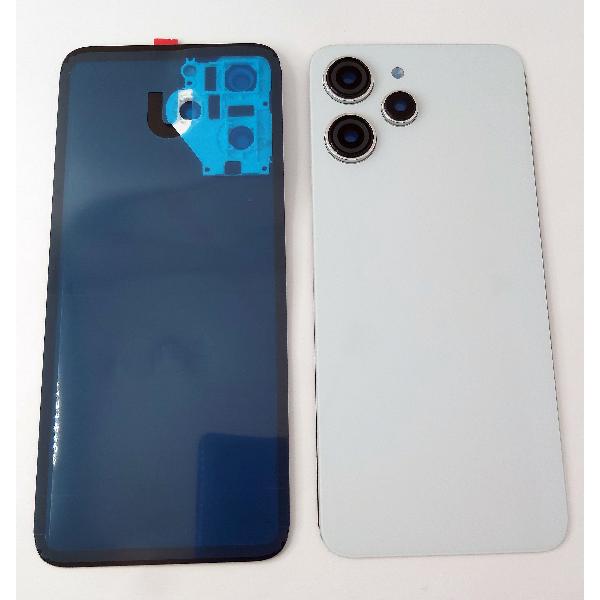 Tapa trasera o tapa bateria blanca para Xiaomi Redmi 12 con lente de camara CSL