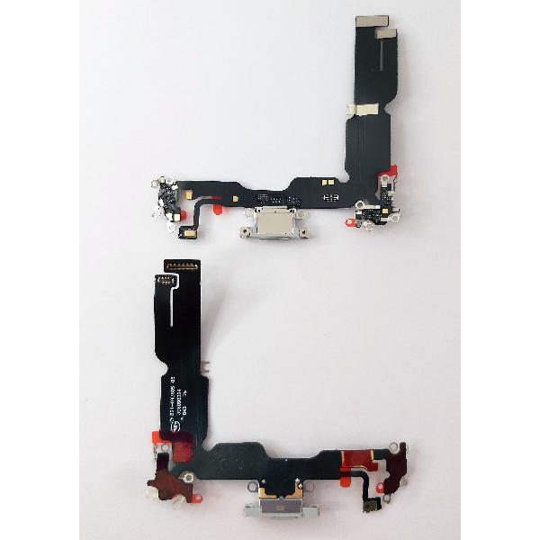 Flex puerto de carga azul para Iphone 15 Plus A3094 A2847 A3093 A3096 compatible