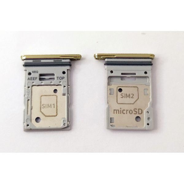 Soporte o bandeja sim verde Dual sim para Samsung Galaxy A55 A556 calidad premium