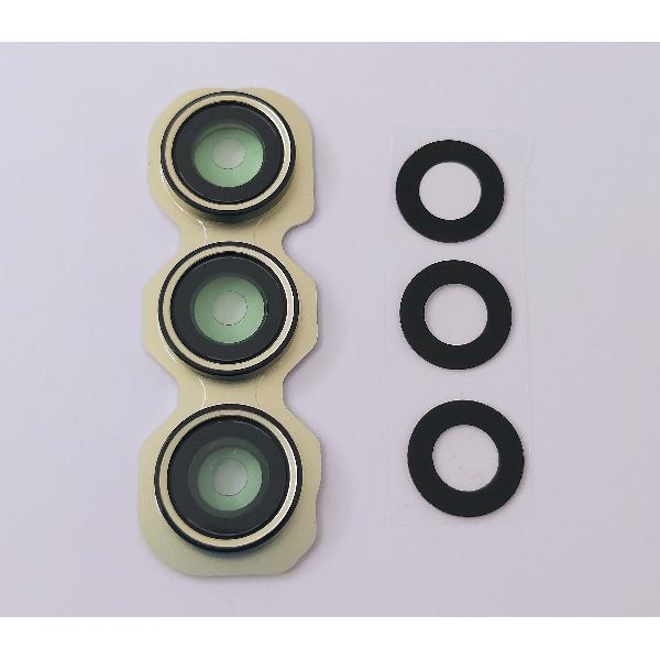 Lente de camara con marco amarillo para Samsung Galaxy A35 calidad premium