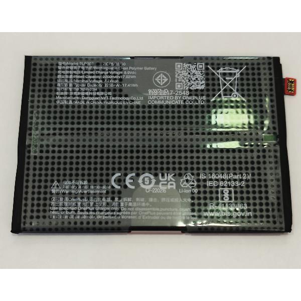 Bateria BLP903 para Oneplus Nord CE 2 5G 4200008 Service Pack