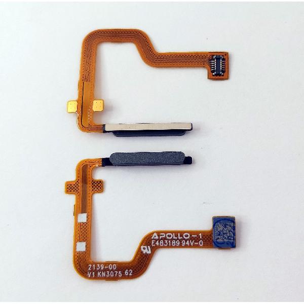 Flex sensor huella dactilar gris para Motorola MOTO G54 5G XT-2343-1 calidad premium