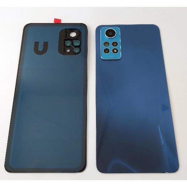 Tapa trasera o tapa bateria azul para Xiaomi Redmi Note 12 Pro 4G con lente de camara