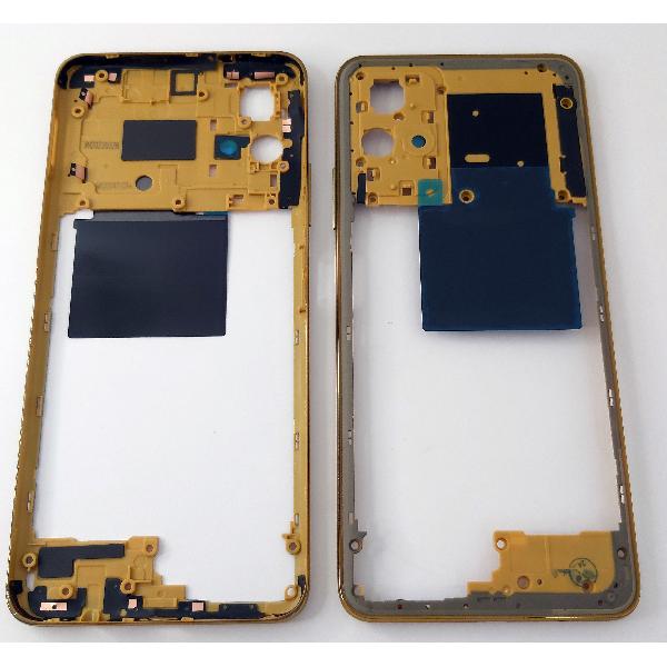 Carcasa o marco central dorado para Xiaomi Redmi Note 11T 5G