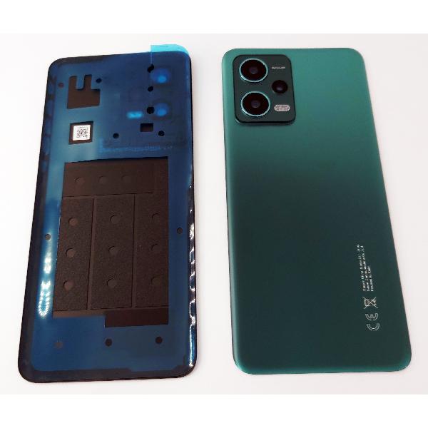 Tapa trasera o tapa bateria verde para Xiaomi Redmi Note 12 5G con lente de camara