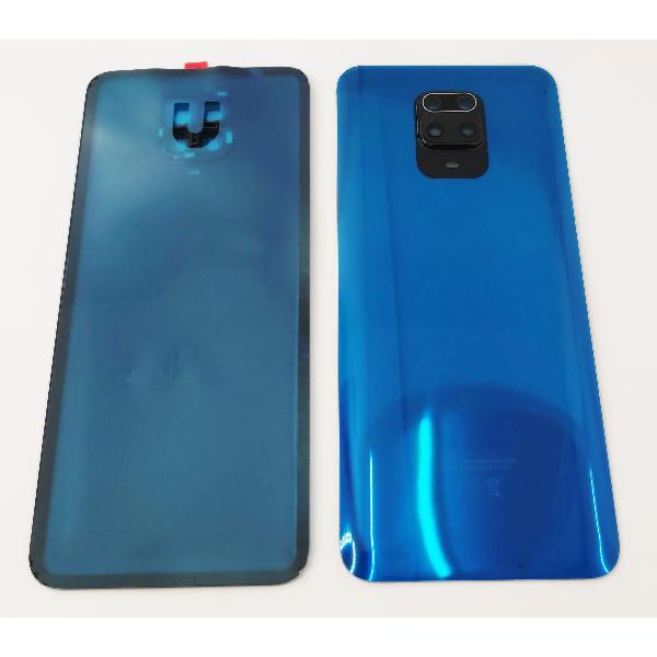 Tapa trasera o tapa bateria verde para Xiaomi Redmi Note 9S con lente de camara