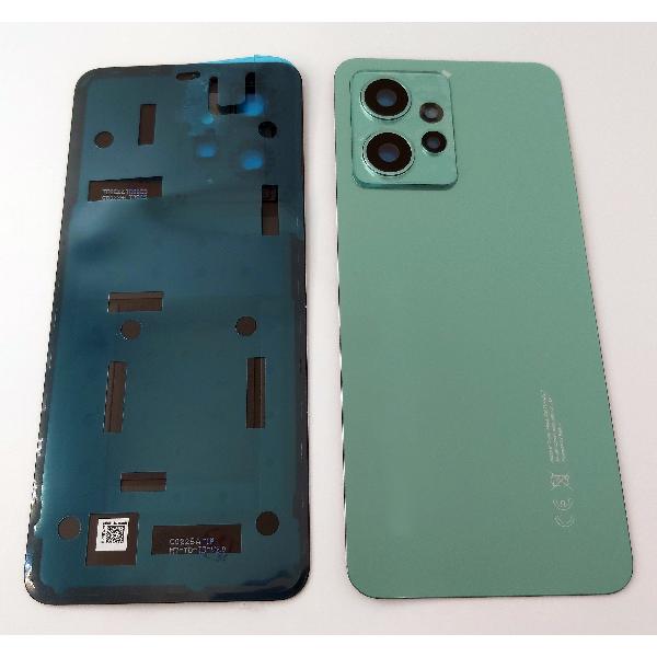 Tapa trasera o tapa bateria verde para Xiaomi Redmi Note 12 4G con lente de camara
