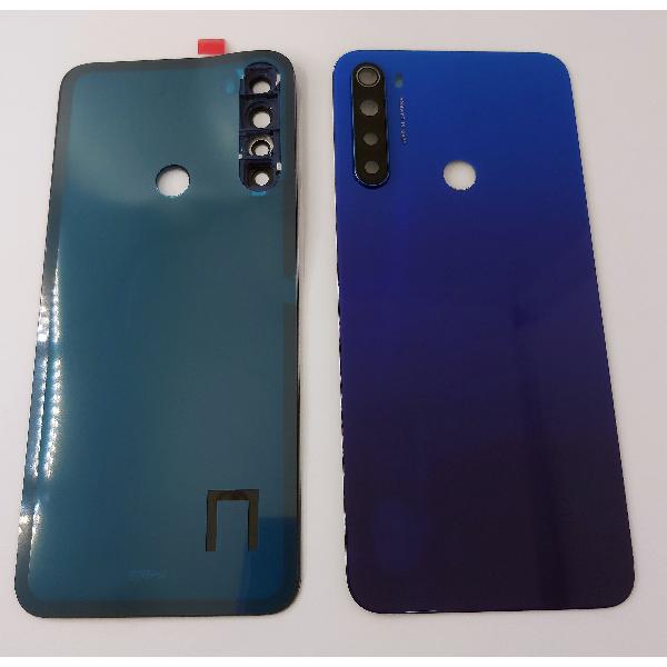 Tapa trasera o tapa bateria azul para Xiaomi Redmi Note 8T con lente de camara