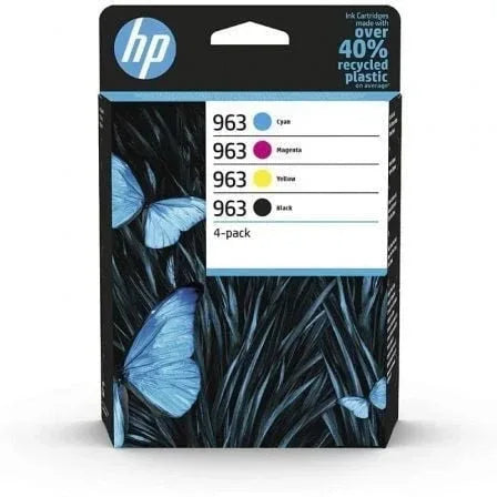 Cartucho de Tinta Original HP nº963 Multipack/ Cian/ Magenta/ Amarillo/ Negro - PixelPlaza