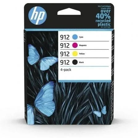 Cartucho de Tinta Original HP nº912 Multipack/ Negro/ Magenta/ Cian/ Amarillo - PixelPlaza