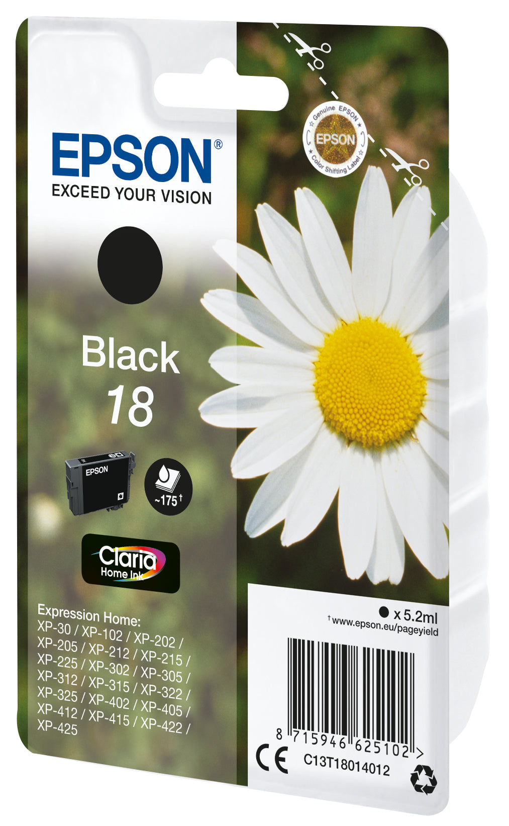 Cartucho tinta Epson t180140 negro xp - 102 - 205 - 305 - 405 - 30 · margarita