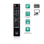 Mando a distancia universal Ewent ew1570 4 en 1