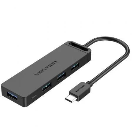 Hub USB Tipo-C Vention TGKBF/ 4xUSB/ 1xMicroUSB PD/ 1m - PixelPlaza