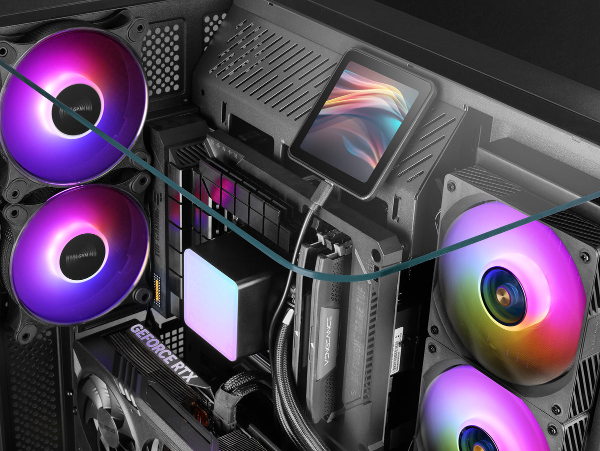 Kit refrigeracion liquida mars gaming mlvisionpro240 argb 2x 120mm negro