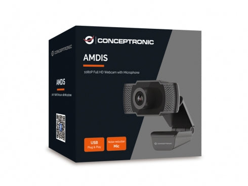 Webcam fhd Conceptronic amdis01b 1080p usb