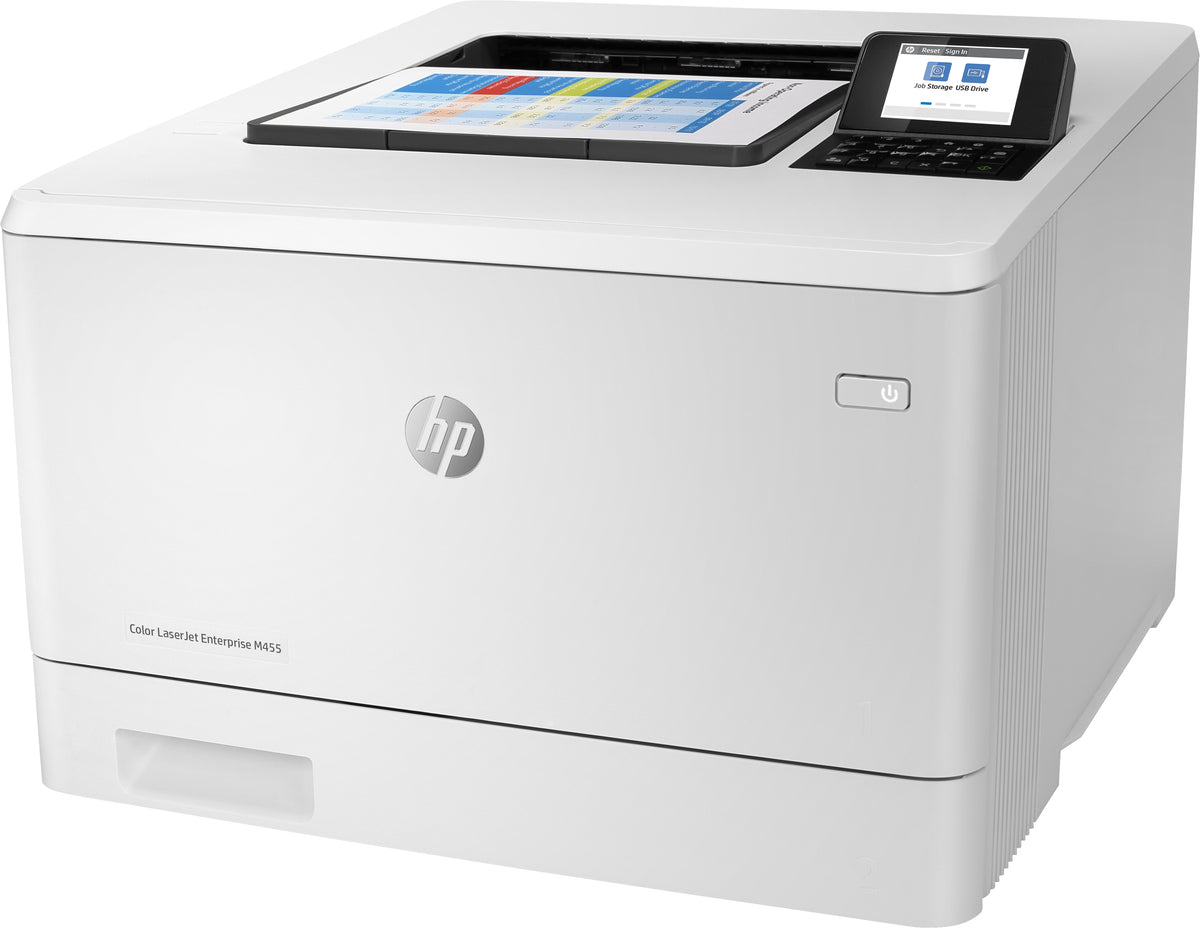 Impresora Hp laser color laserjet enterprise m455dn a4 · 27ppm · 1.25GB · USB · red · WiFi · duplex