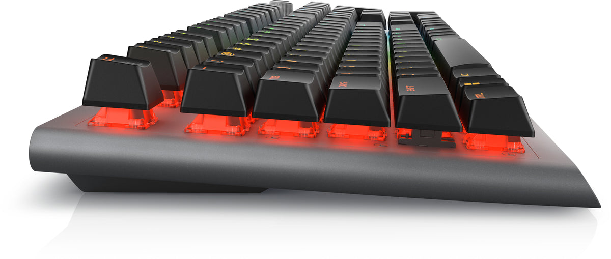 Teclado Dell alienware tri - mode wireless gaming aw920k inalambrico ingles gris